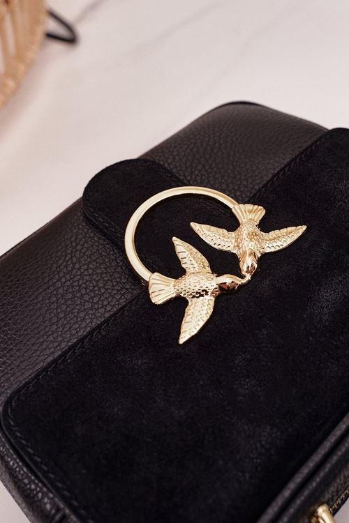 Kožená taška Vera Pelle čierna