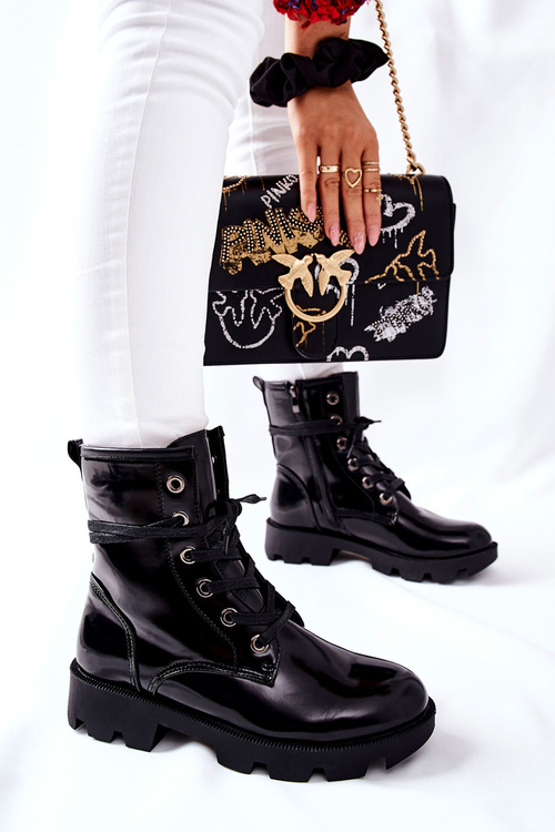 Dámske topánky Čierne robotníci semiakov