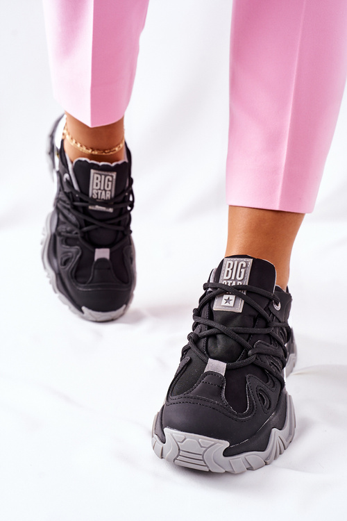 Dámské Sportovní Obuv Memory Foam Big Star II274089 Černé