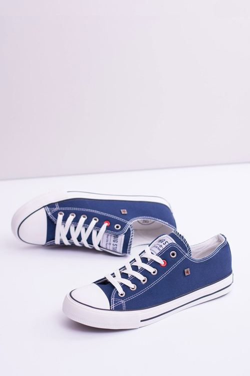 Big Star nízké pánské modré tenisky T174101