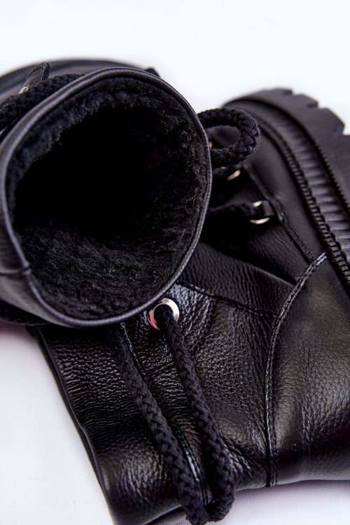 Dámske módne snehové topánky Čierne Kallen