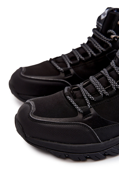 Pánske izolované turistické topánky Lee Cooper LCJ-22-01-1412 čierna