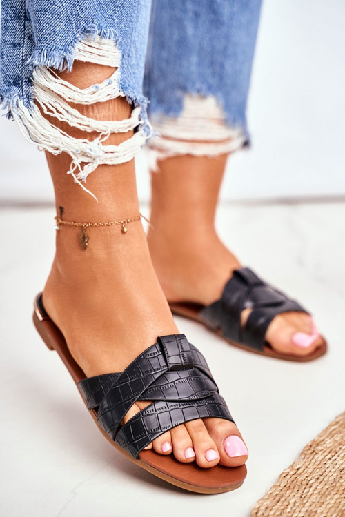 Dámské Nazouváky Černé Chance