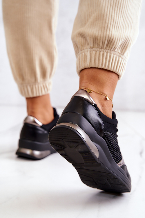 Módní sportovní obuv Dámské tenisky Black Danielle