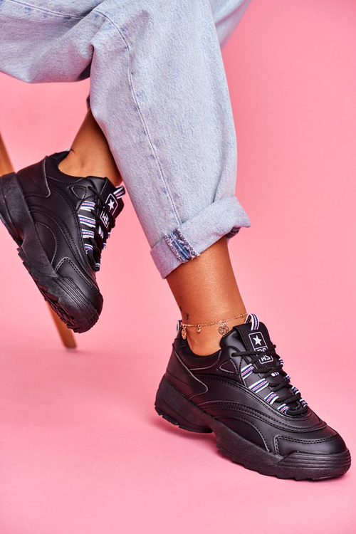 Dámská Sportovní Obuv Sneakers Černá Boston