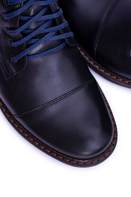 Kožené kožené pánske topánky z kože Nikopol