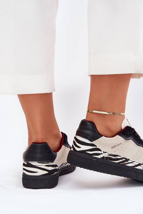 Dámske Tenisky Daniel Lopez Just Dare SS2D4015 Zebra Béžové