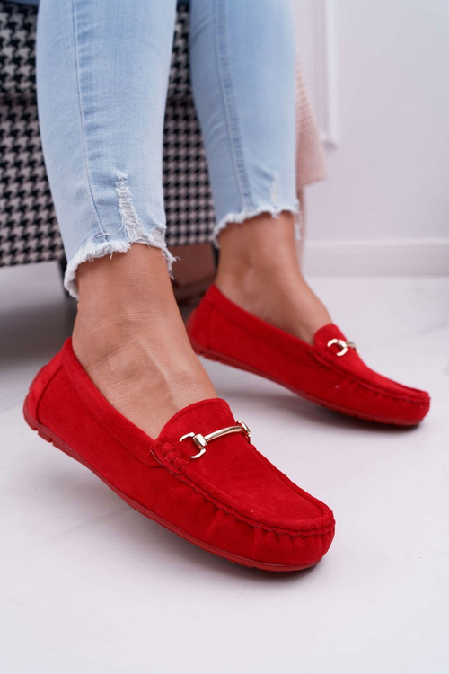 Red Moccasins Red Moccasins Red Suede Sonnero