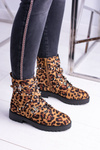 Dámské kotníkové boty v leopardském Albere