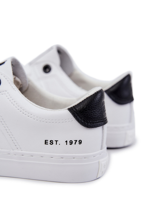 Kožené pánské tenisky Big Star JJ174105 Bílo-čarne