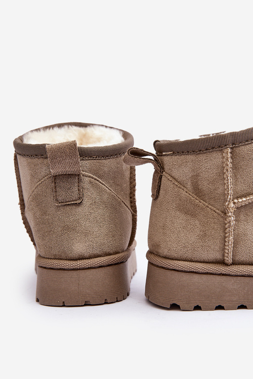 Detské snehové topánky izolované zelené Nallita