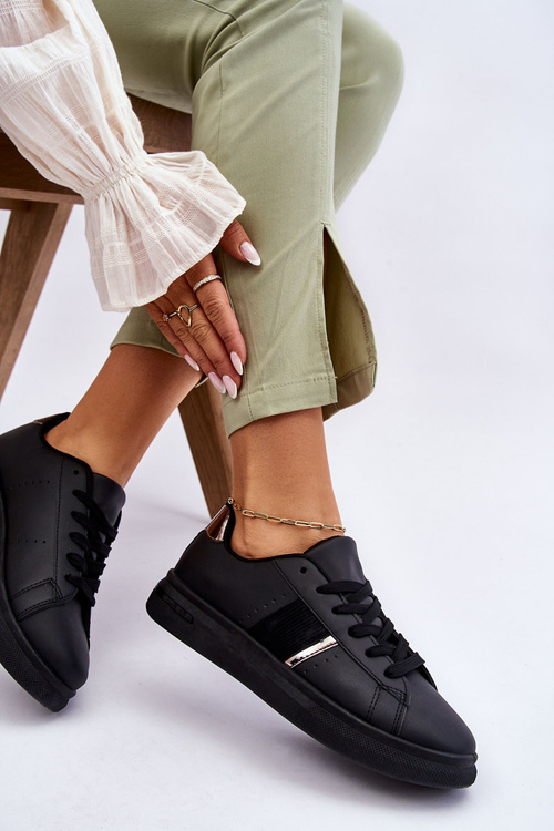 Dámske športové topánky na platforme Black Soris