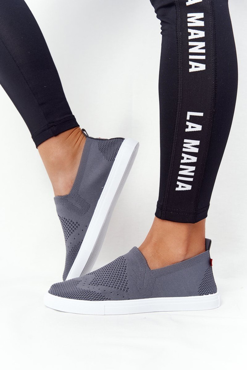 Dámské Tenisky Slip-on Big Star FF274A607 Šedé 