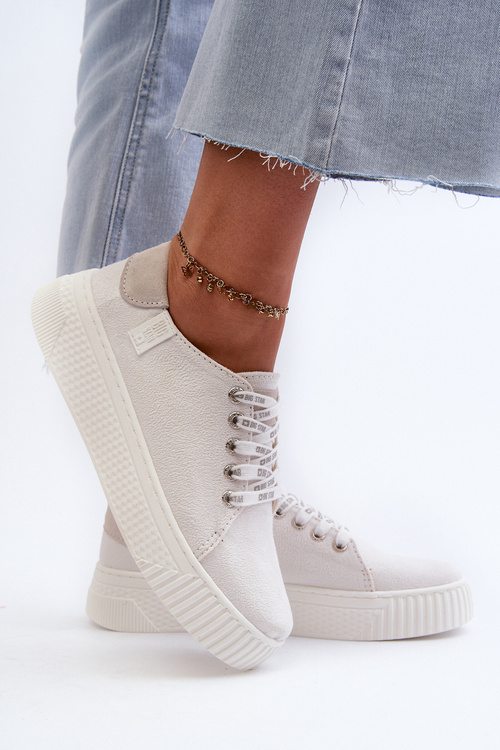 Dámske tenisky MEMORY FOAM SYSTEM BIG STAR NN276001 Biele