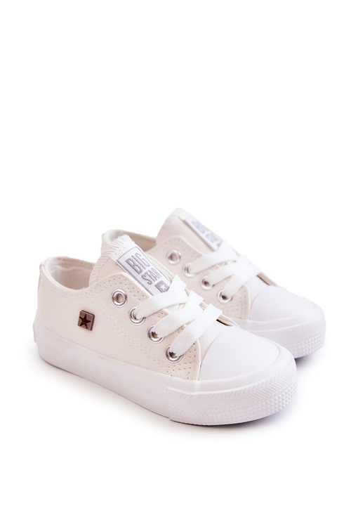 Detské kožené tenisky Veľká hviezda JJ374310 biela