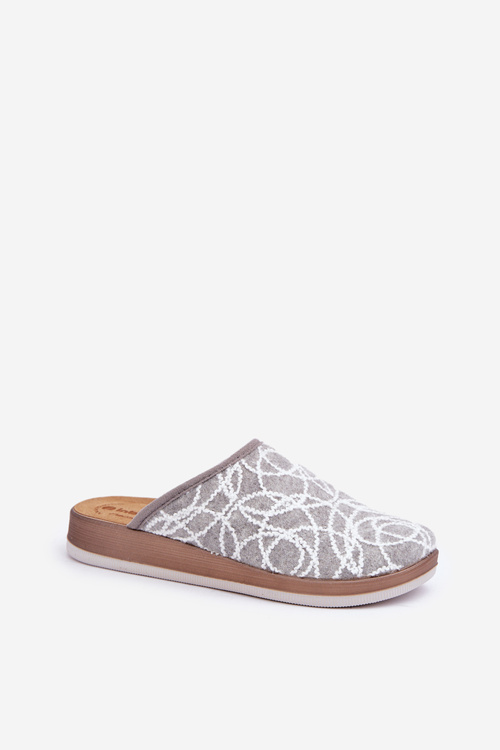 Lesklé Dámske Papuče Inblu CT000028 Šedé