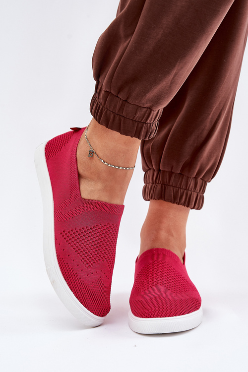 Dámské Tenisky Slip-on Big Star FF274A605 Fuchsie