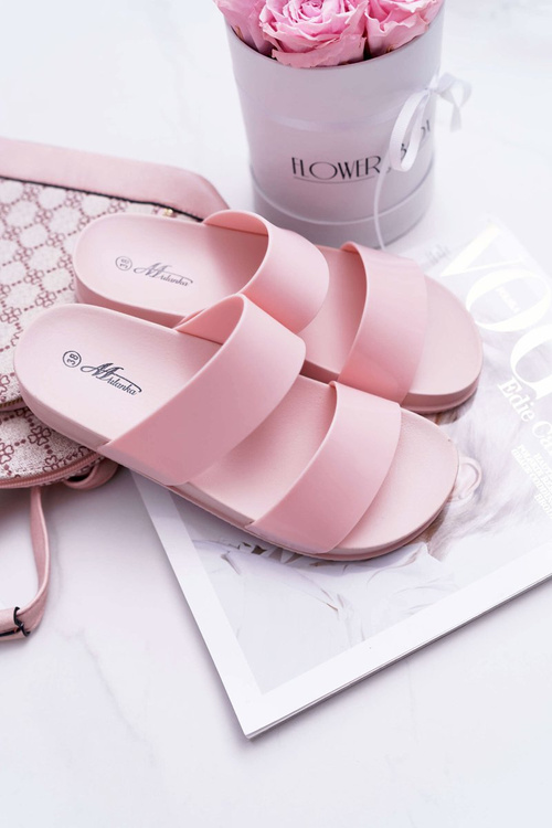 Dámské žabky růžové Viane