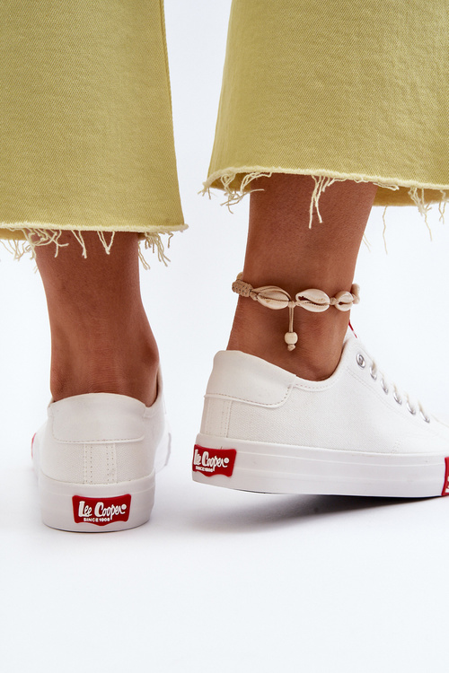 Nízké Dámské Tenisky Lee Cooper LCW-24-31-2239 Bílé