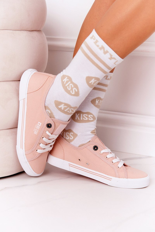 Dámska veľká hviezda HH274060 Pink Sneakers