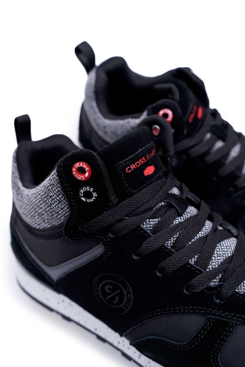 Pánske športové topánky krížové džínsy čierne EE1R4119C