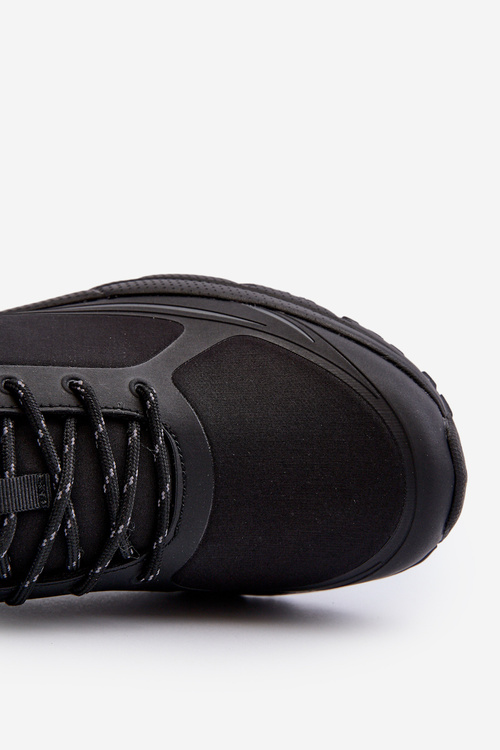 Čierna pánska turistická obuv Menesio