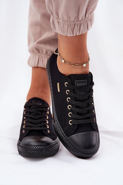 Dámské Textilní Tenisky Big Star RR274765 Černé