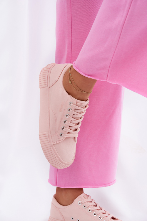 Dámske Textilné Tenisky Big Star RR274404 Ružové