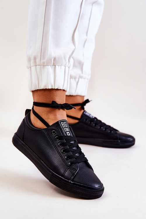 Kožená tenisová obuv Big Star JJ274312 Černé