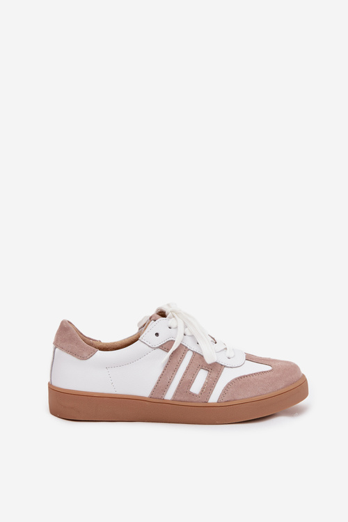 Dámske Kožené Tenisky Vinceza 79557 Biela-Bežová