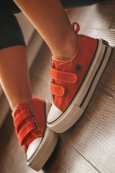 Dětské Tenisky Na Suchý Zip  BIG STAR HH374098 červené