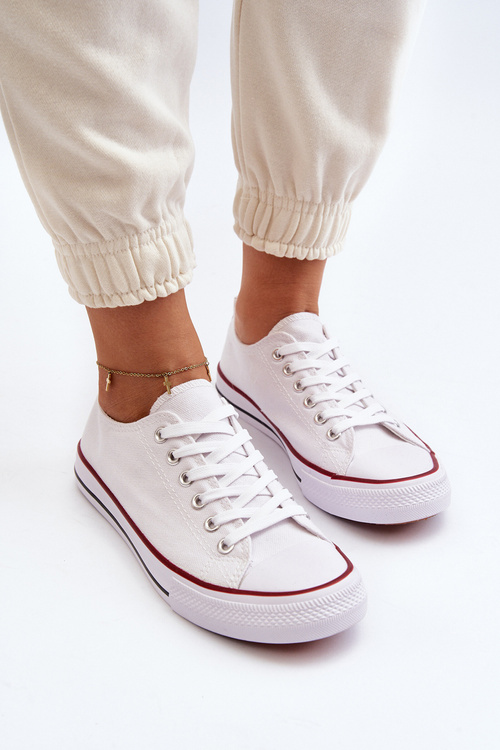 Čierne a biele tenisky pre dámske klasické ECOMA