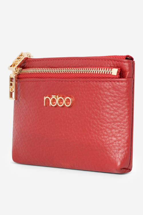 Dámská Malá Peněženka Z Přírodní Kůže Nobo NPUR-LR110-C005 Červená