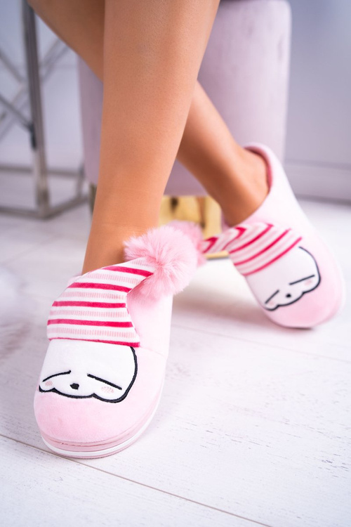 Dámské papuče Domácí světle růžove Mashimaro