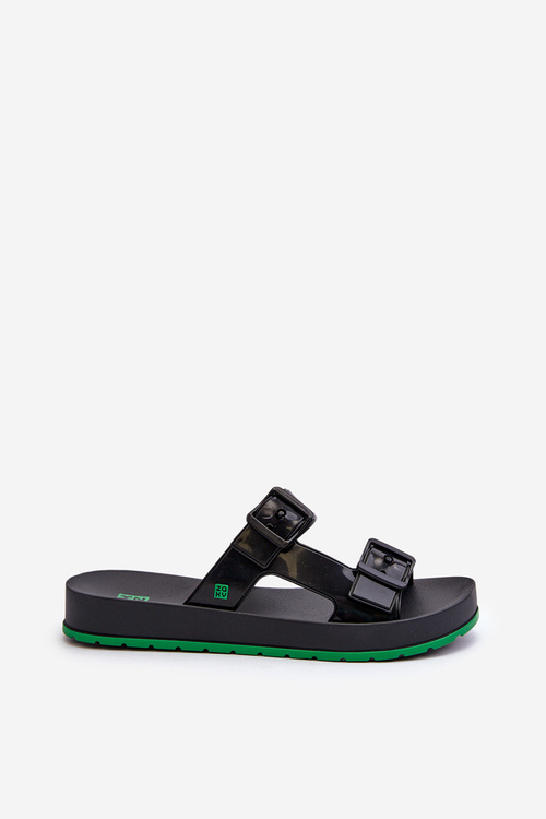 Dámské Sandály Na Ploché Podrážce ZAXY LL285073 Černé