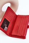 Dámska priestranná červená peňaženka Aenima