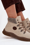 Zateplené boty Traperky Dámské Světle béžové Zenaya