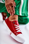 Dámska veľká hviezda FF274089 Red Sneakers