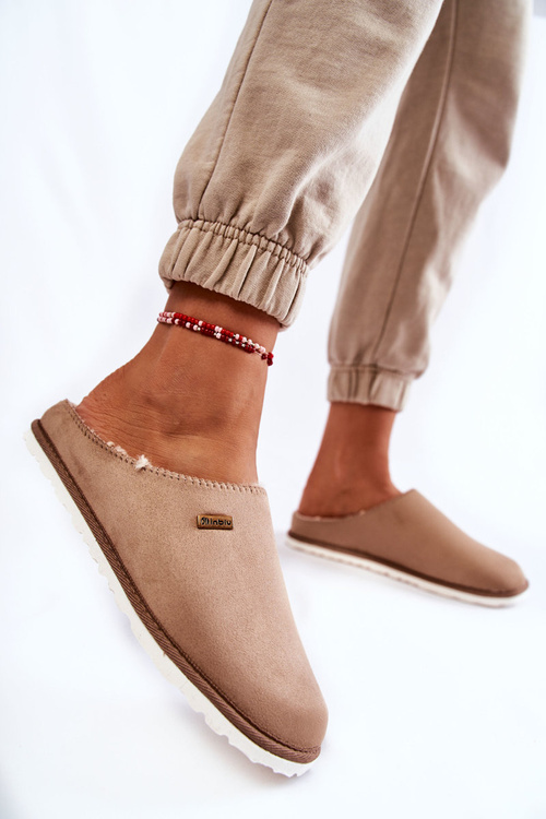 Domácí zateplené pantofle Inblu CS-34-011 Béžové