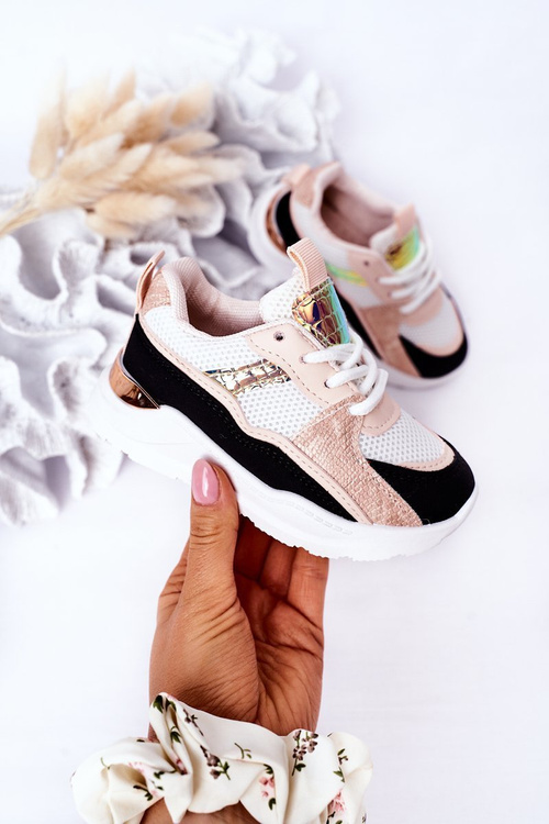 Dětské Sportovní Boty Černé-Růžové Game Time