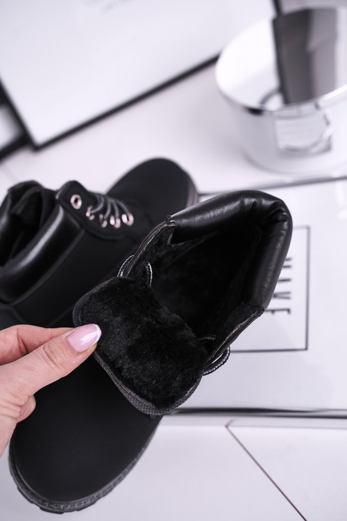 Izolované topánky pre deti s cvočkami Čierny Gonzo