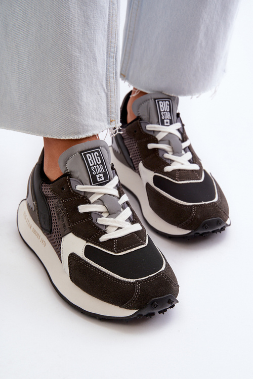 Dámské tenisky na platformě s paměťovou pěnou Big Star NN274683 Černé