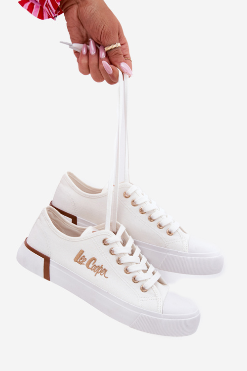 Dámske Textilné Tenisky Lee Cooper LCW-25-31-3428L Biele
