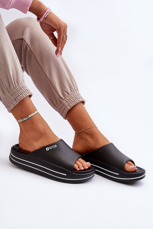 Dámské sandály na platformě Big Star NN274A037 černé