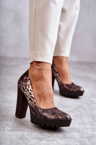 Kožené čerpadlá na poštovej hodnote Maciejka 02629-02