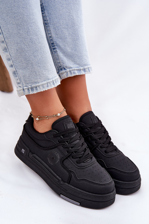 Nízke Dámske Tenisky Big Star RR274A311 HI-POLY SYSTEM Čierne