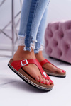 Ženské flip -flops flip -flops Red Big Star DD274128