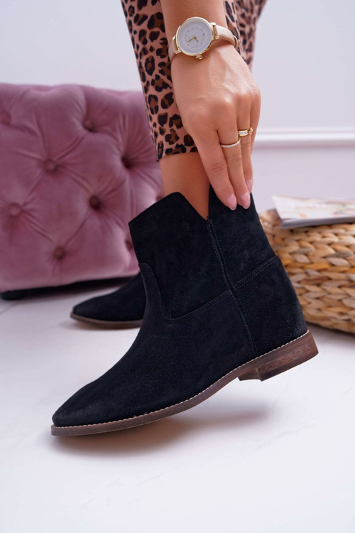 Dámské Kotníkové Boty Černé Nicole 2419