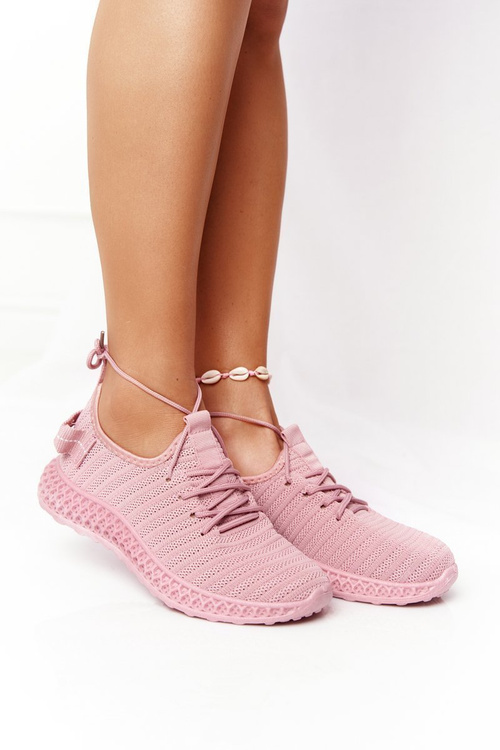 Dámska šmykľavka ružová športová topánky