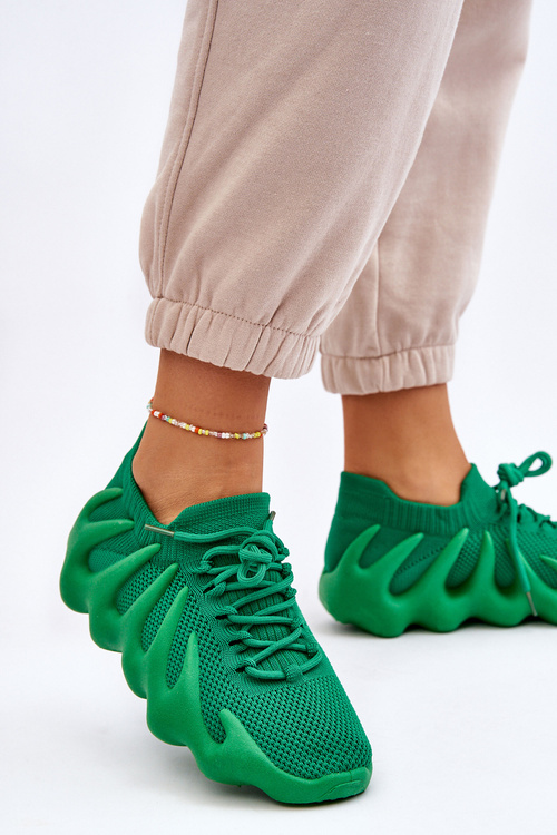 Dámske posuvné zelené tenisky myles